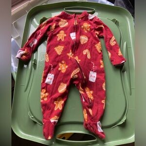 Old Navy Gingerbread Footed One Piece